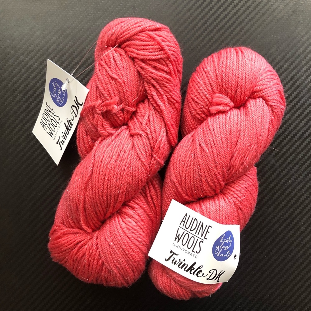 Audine Wools Twinkle DK yarn (color: squad goals)